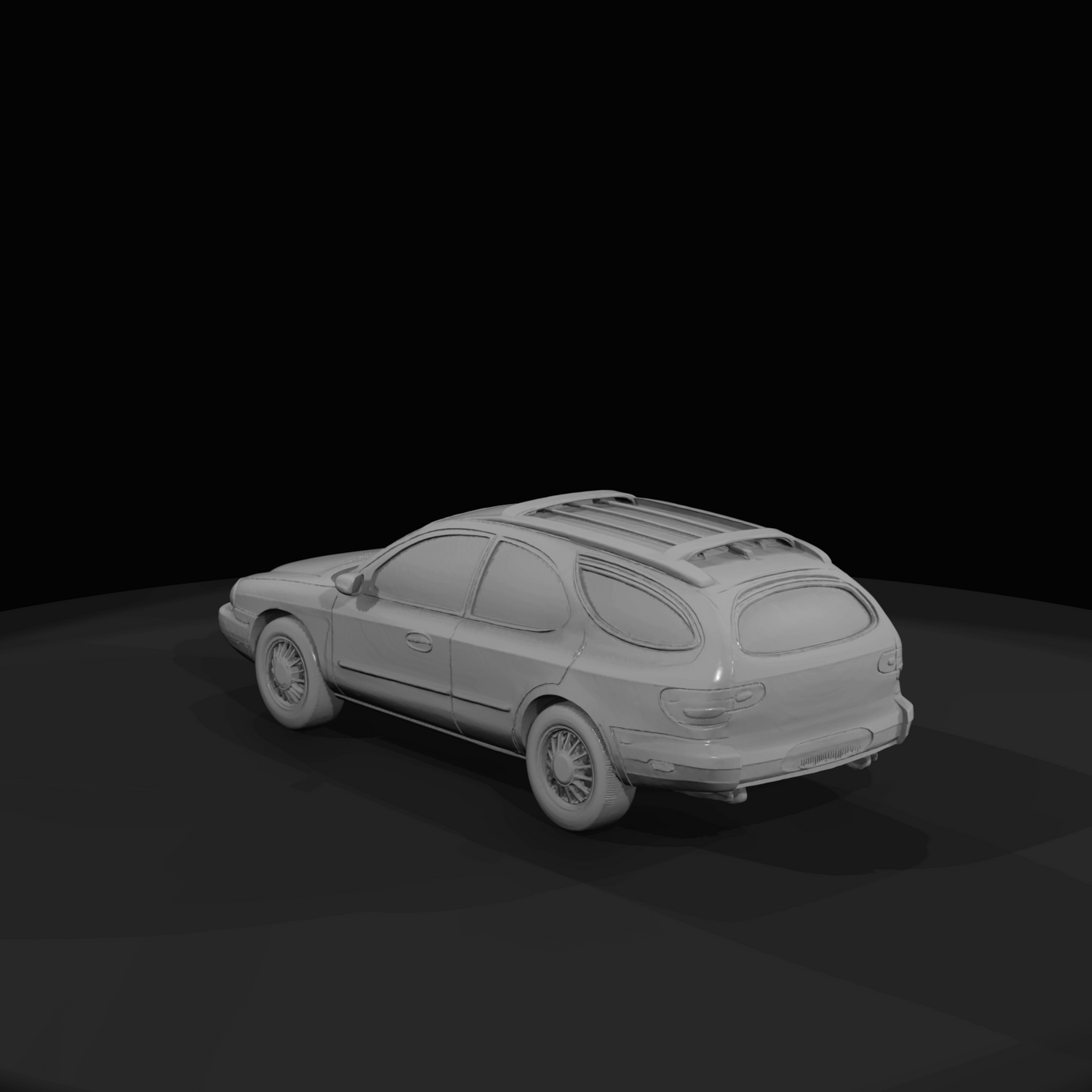 1996 Mercury Sable station wagon (1990s) — American family wagon, aerodynamic jellybean styling