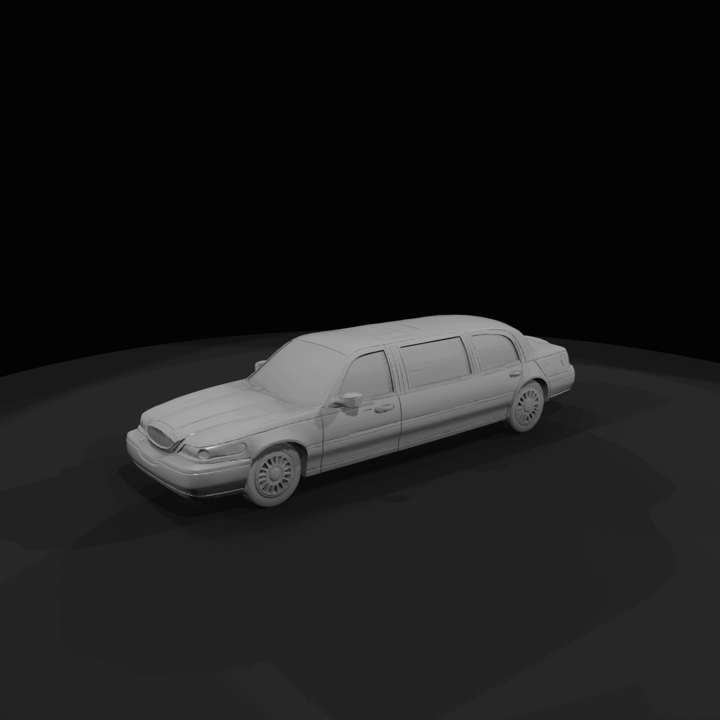 1999 Lincoln Town Car stretch limousine (1990s) — American prestige, airport–event service