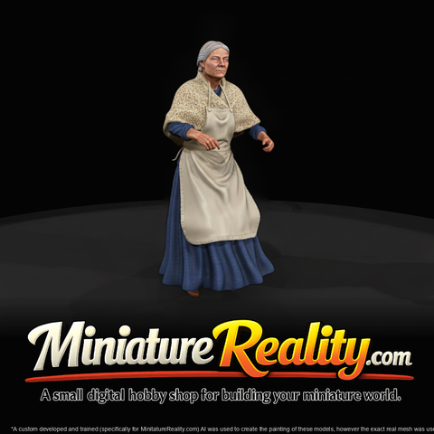 19th-Century Trapper Woman Miniature