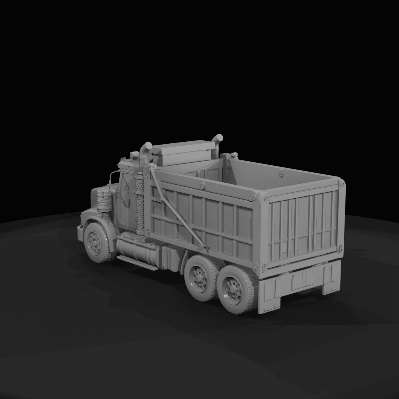 2002 International PayStar dump truck (2000s) — American heavy-duty tipper, axle configuration