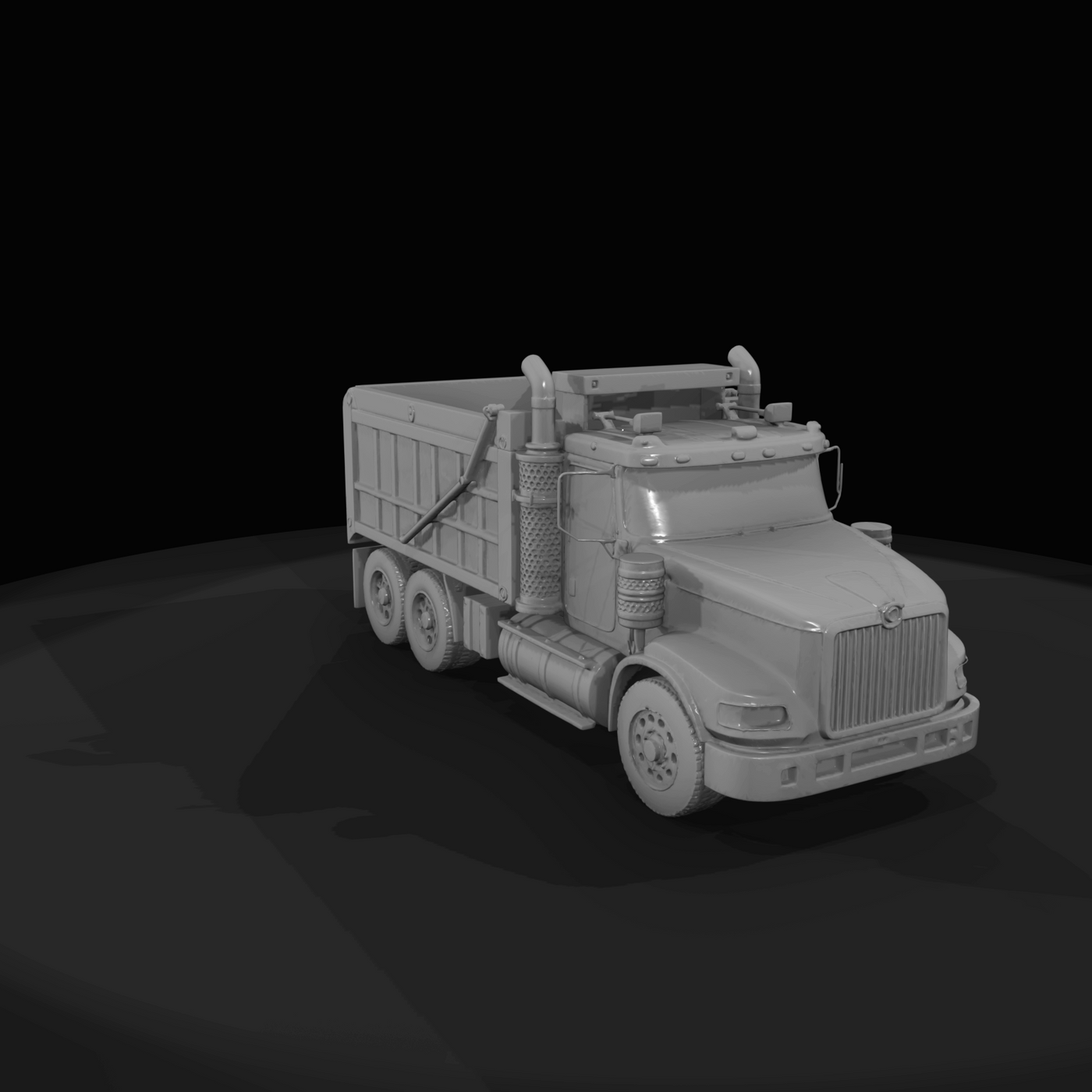 2002 International PayStar dump truck (2000s) — American heavy-duty tipper, axle configuration