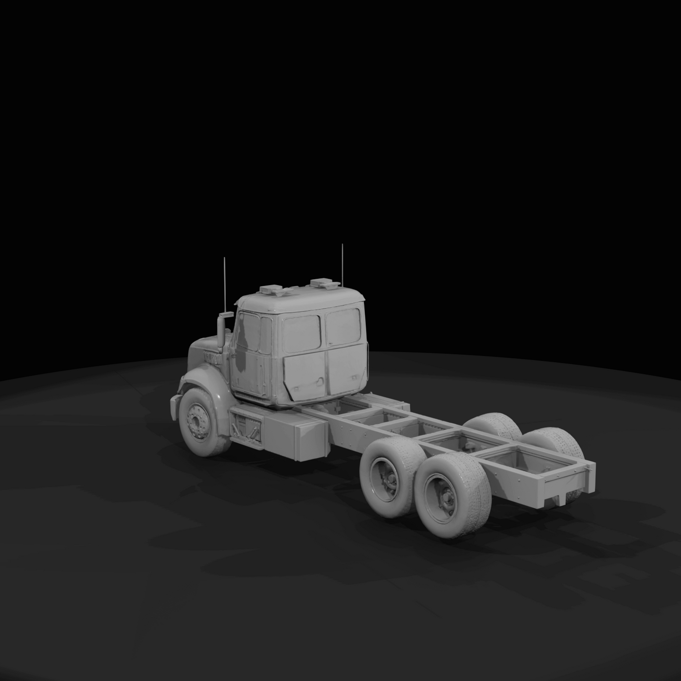 2002 Mack Granite Chassis Axle (2000s)