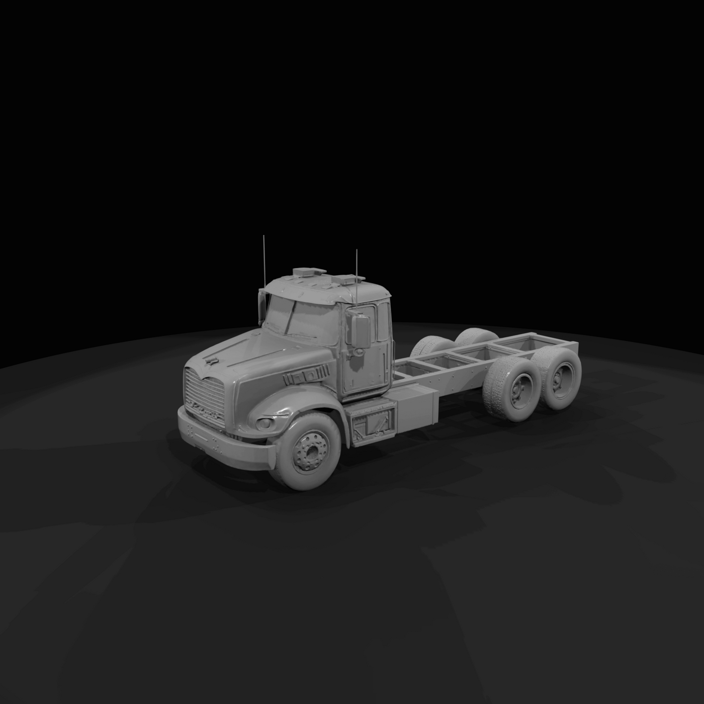 2002 Mack Granite Chassis Axle (2000s)