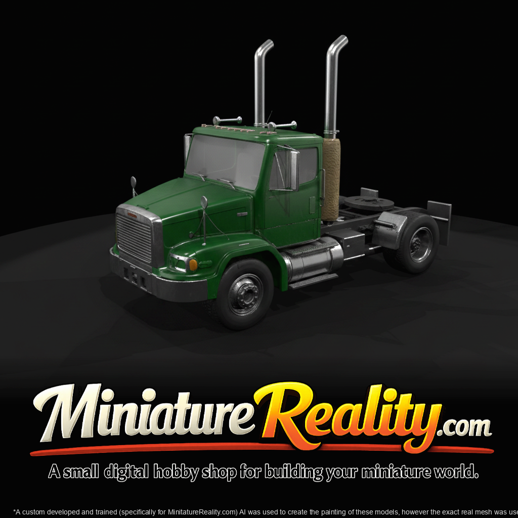 2003 Freightliner FL112 semi-tractor (2000s) — American long-haul, conventional cab