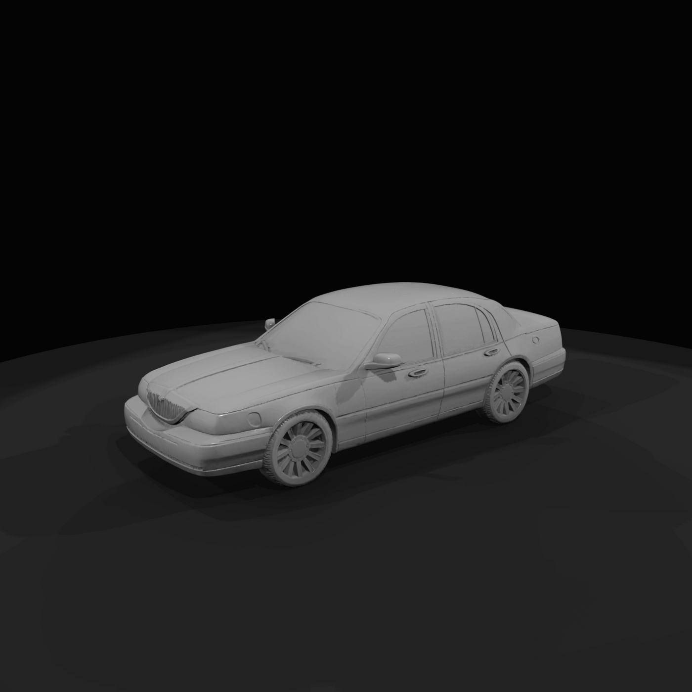 2003 Lincoln Town Car sedan (2000s) — American full-size luxury, late production era