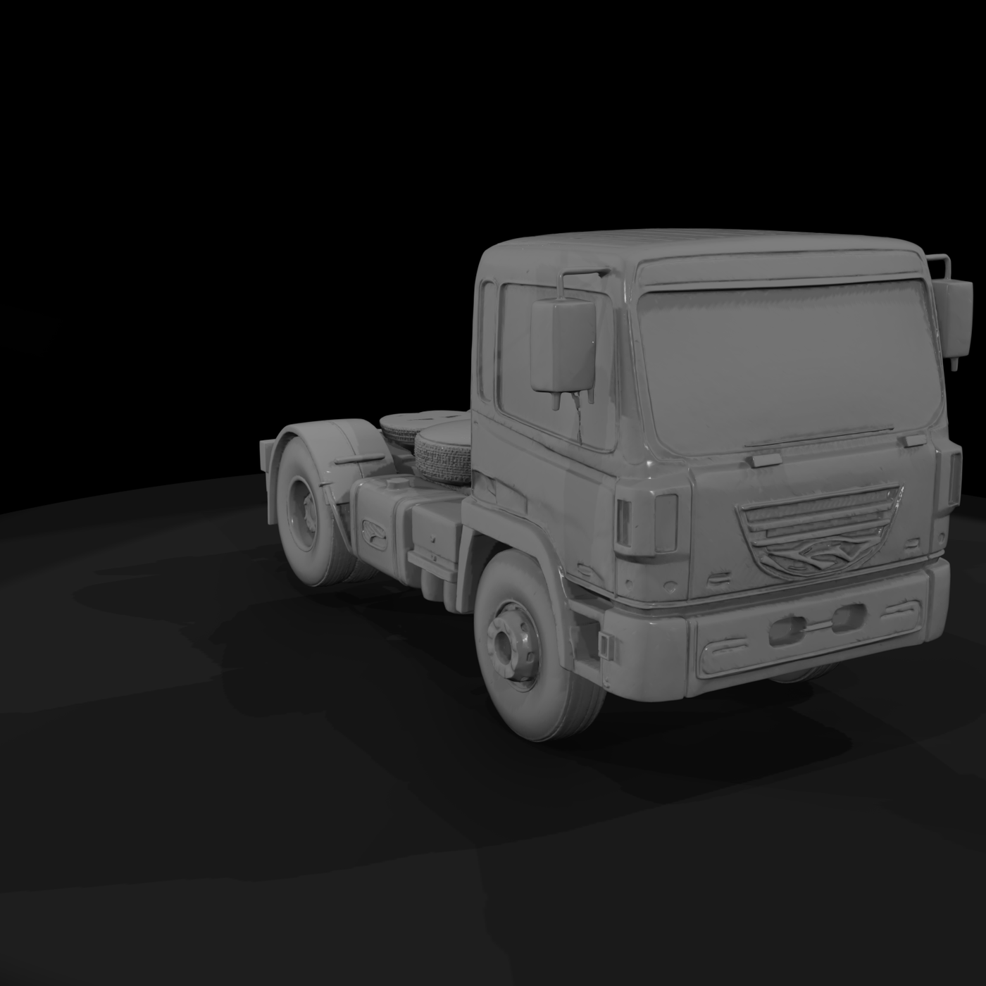 2007 Hyundai HD600 4x2 Truck (3D Printable Model)