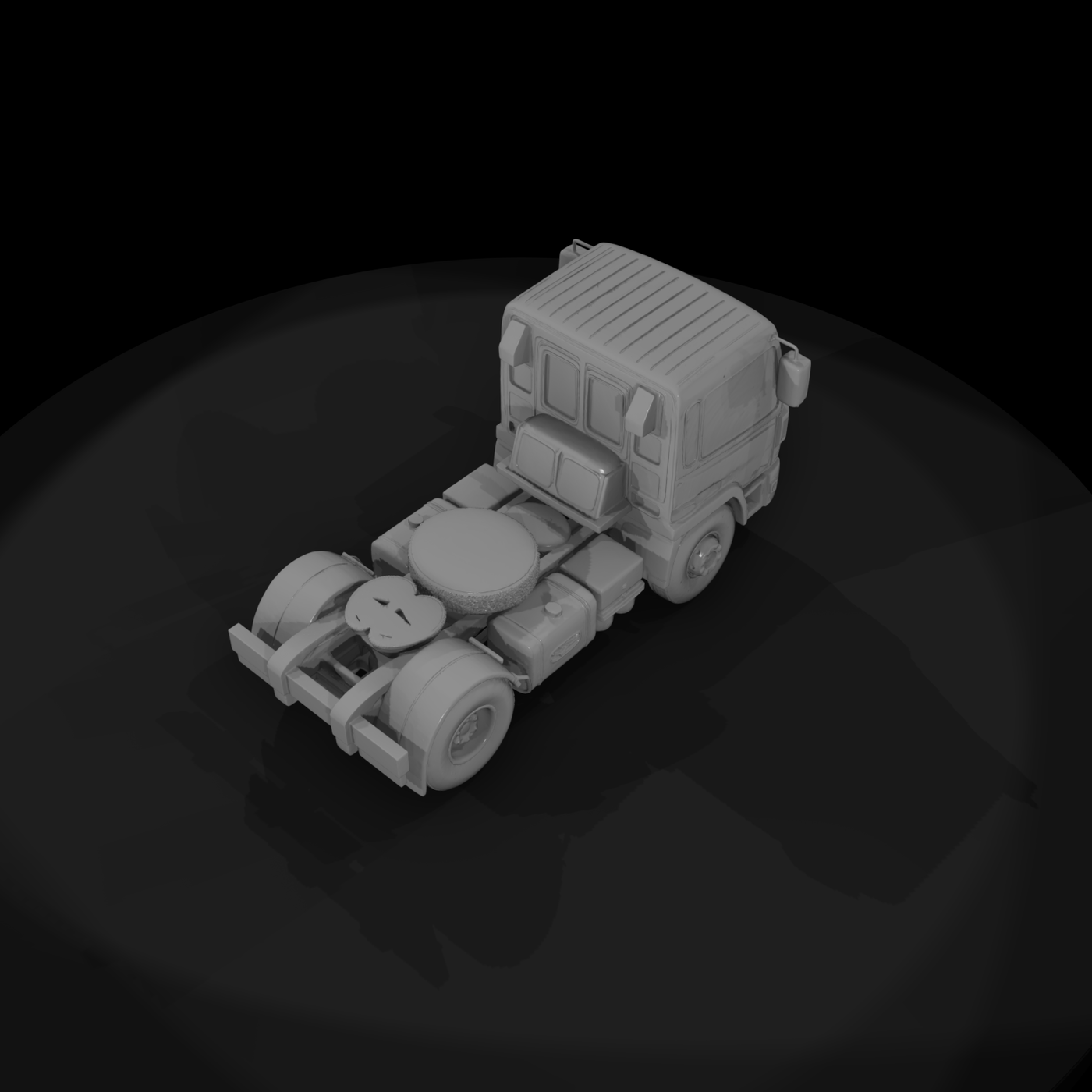 2007 Hyundai HD600 4x2 Truck (3D Printable Model)