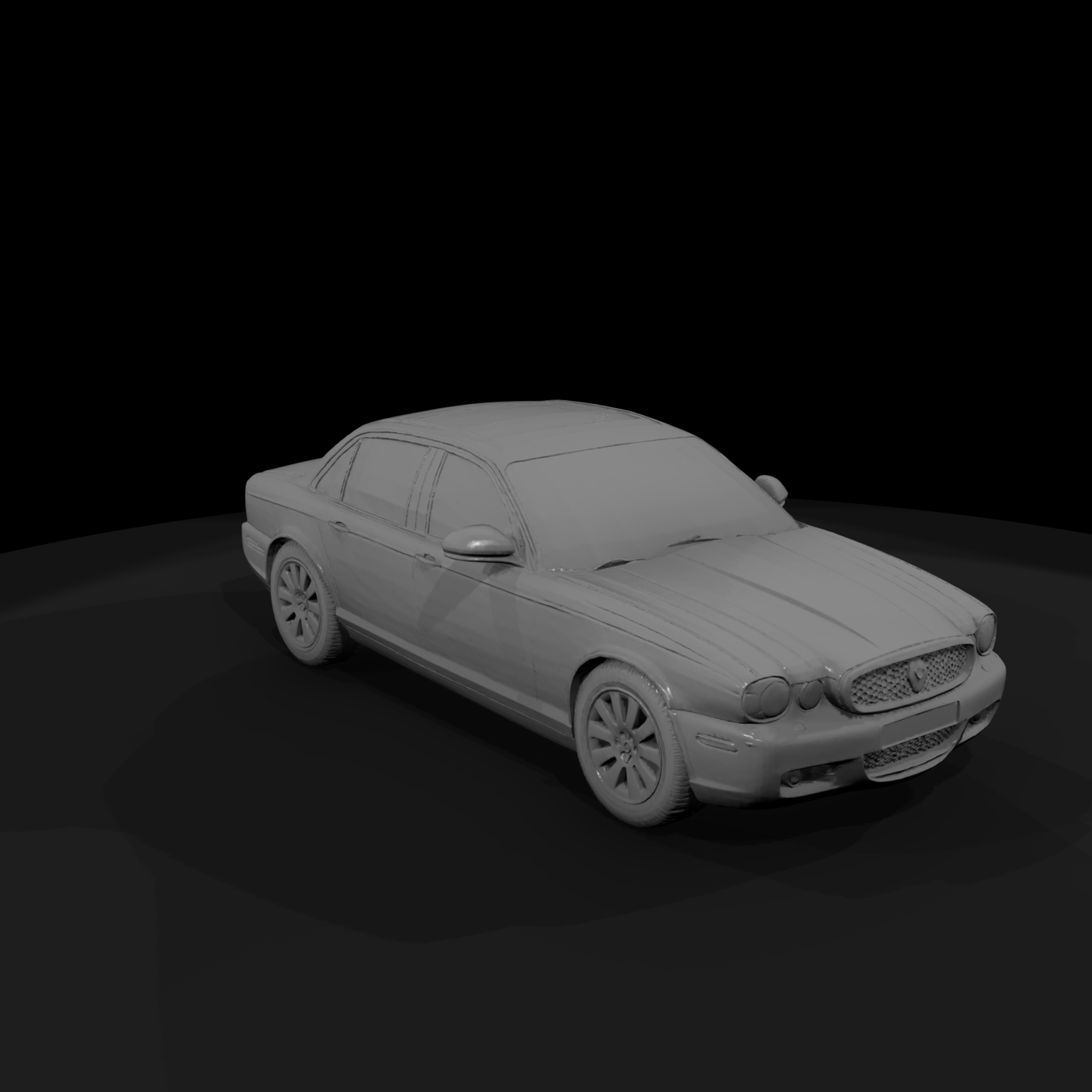 2007 Jaguar XJ — 3D Printable Miniature