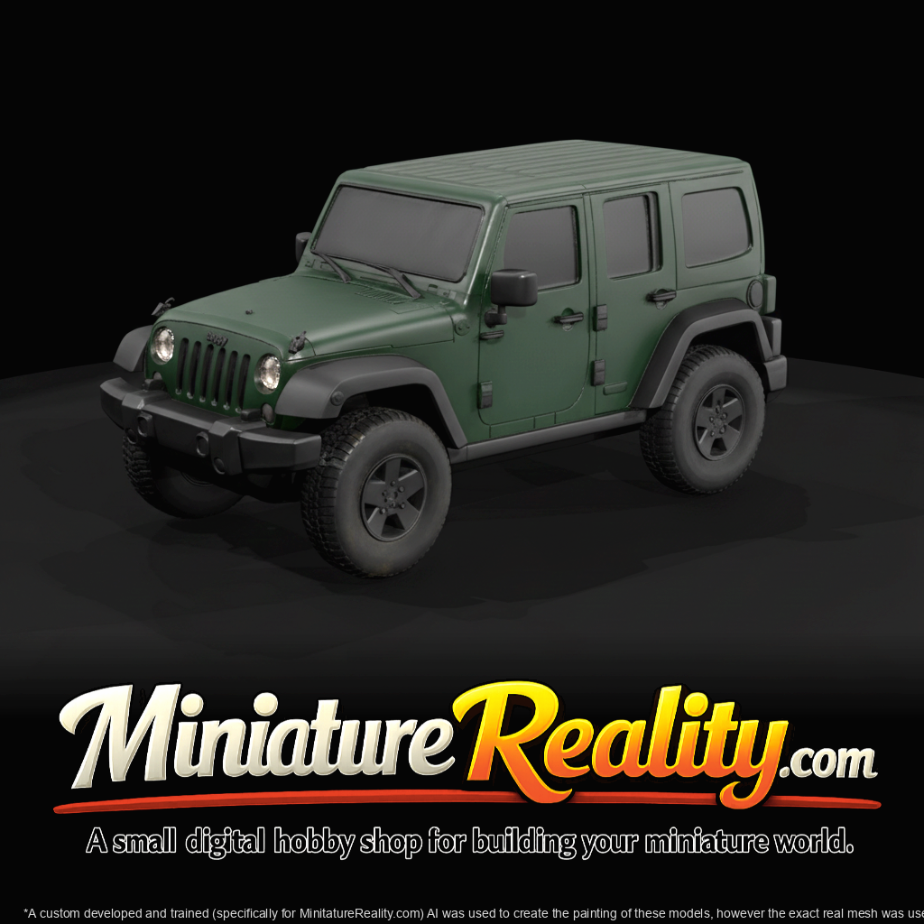 2007 Jeep Wrangler Rubicon hardtop (2000s) — third-generation JK, rock-crawl spec