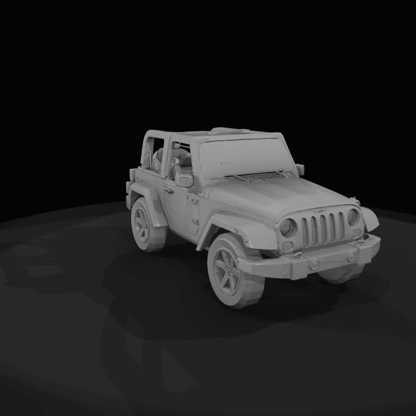 2007 Jeep Wrangler Rubicon, soft-top open (2000s) — third-generation JK, open-air trail configuration