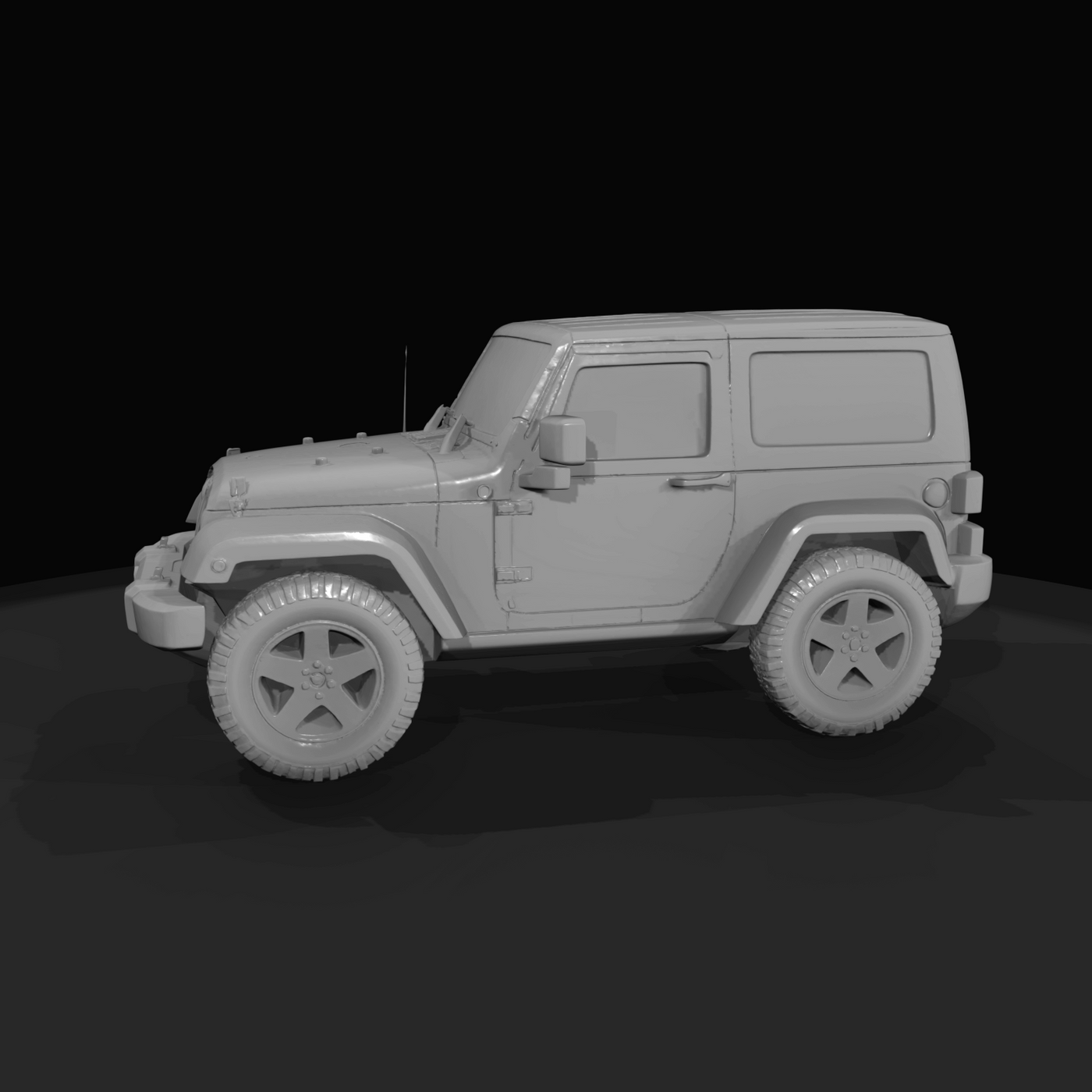 2008 Jeep Wrangler JK (2000s) — four-door Unlimited variant, American 4x4
