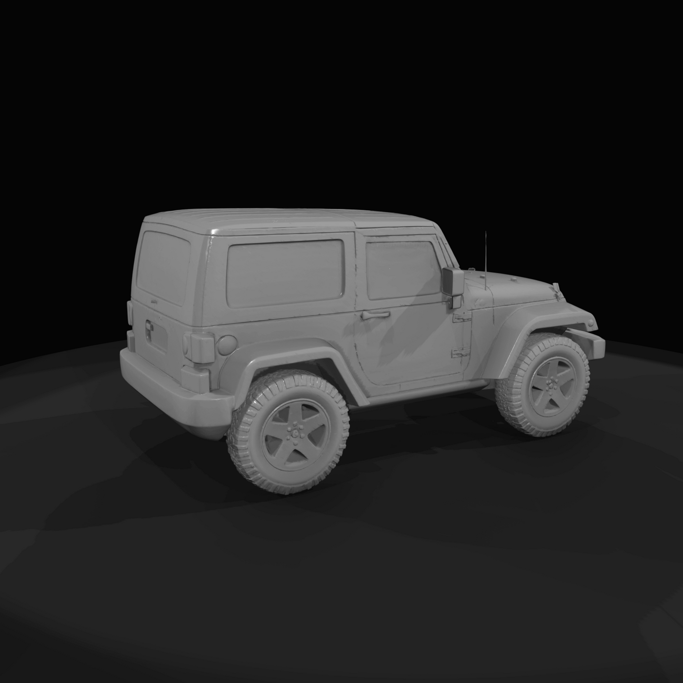 2008 Jeep Wrangler JK (2000s) — four-door Unlimited variant, American 4x4