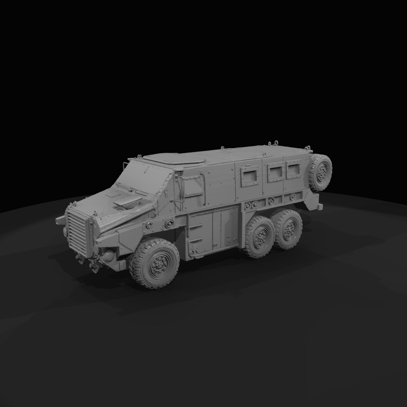 2008 Oshkosh Bushmaster 6x6 Assured Mobility Vehicle Robot Carrie (2000s)