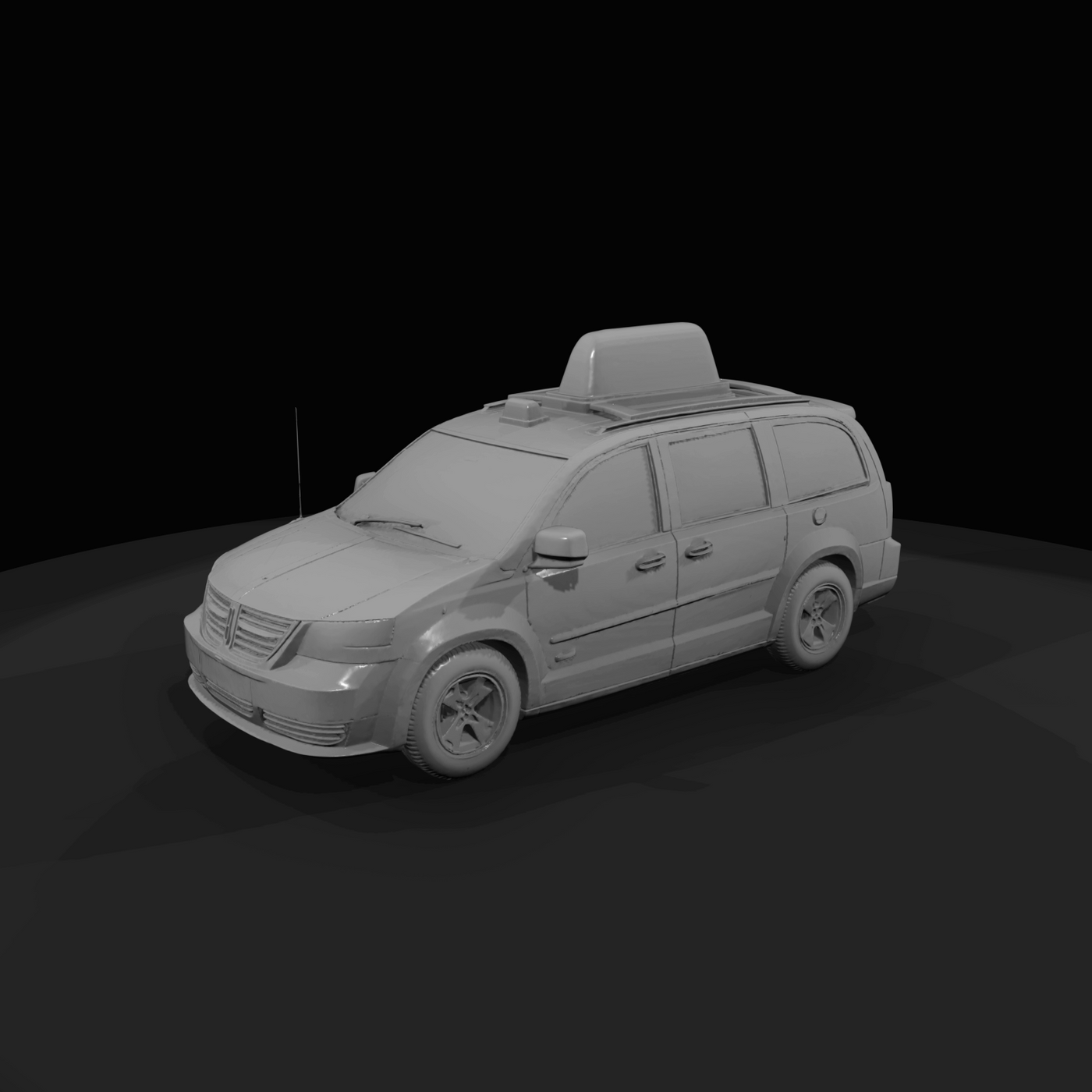 2009 Dodge Grand Caravan taxi minivan (2000s) — American accessible–airport taxi service