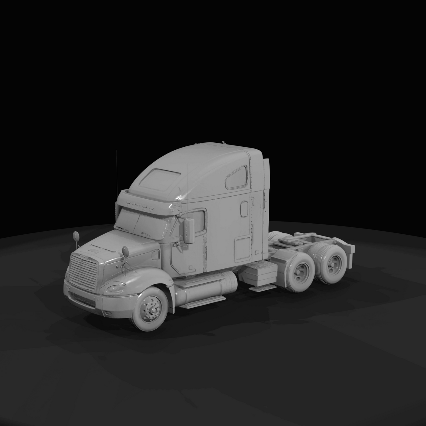 2009 Freightliner Columbia raised-roof sleepercab tractor (2000s) — American long-haul Class 8