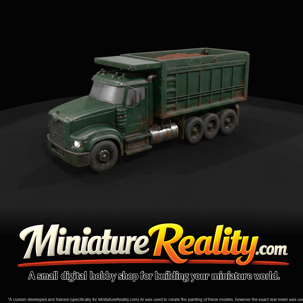 2009 Mack Titan dump truck (2000s) — American super-heavy-duty tipper, axle spec