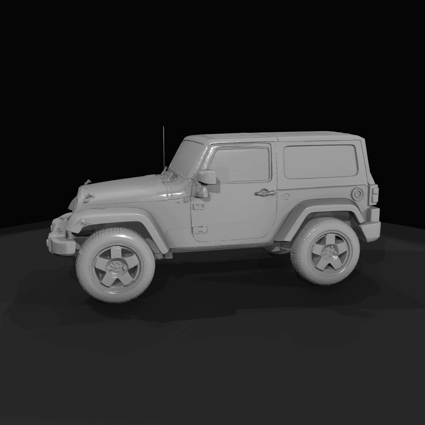 2010 Jeep Wrangler Rubicon hardtop (2010s) — JK platform, rock-crawl specification