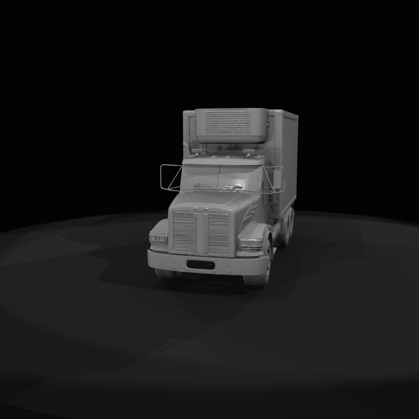 2010 Peterbilt 220 refrigerated box truck (2010s) — American medium-duty reefer delivery