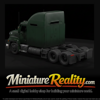 2011 Mack Vision CX613 Sleeper Cab Tractor Truck miniature, three-quarter view — thumbnail 2