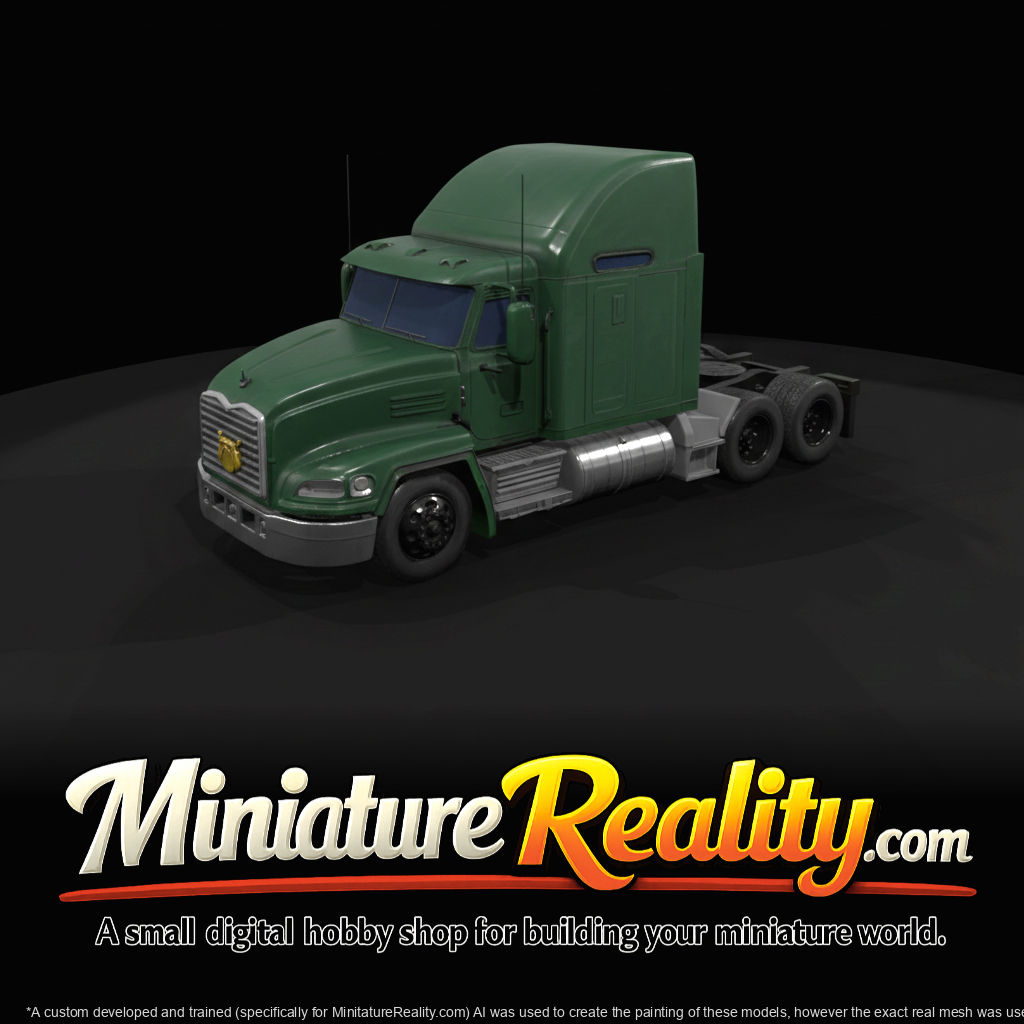 2011 Mack Vision CX613 sleepercab tractor (2010s) — American long-haul, aerodynamic cab