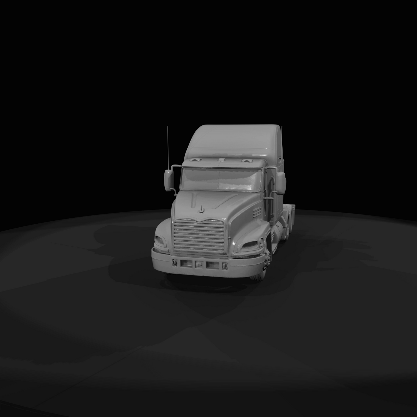 2011 Mack Vision CX613 sleepercab tractor (2010s) — American long-haul, aerodynamic cab
