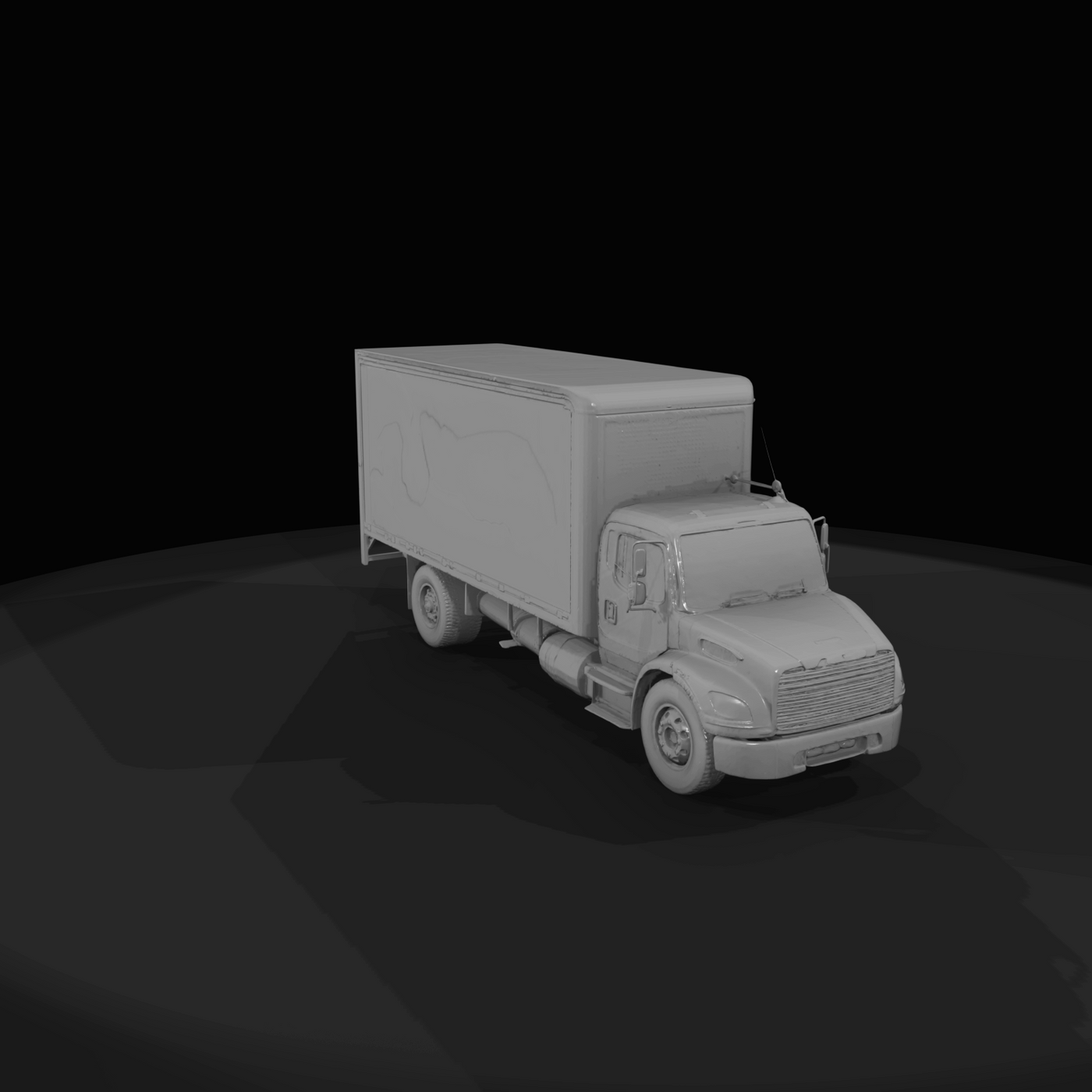 2012 Freightliner M2 106 medium-duty box truck (2010s) — American straight delivery truck