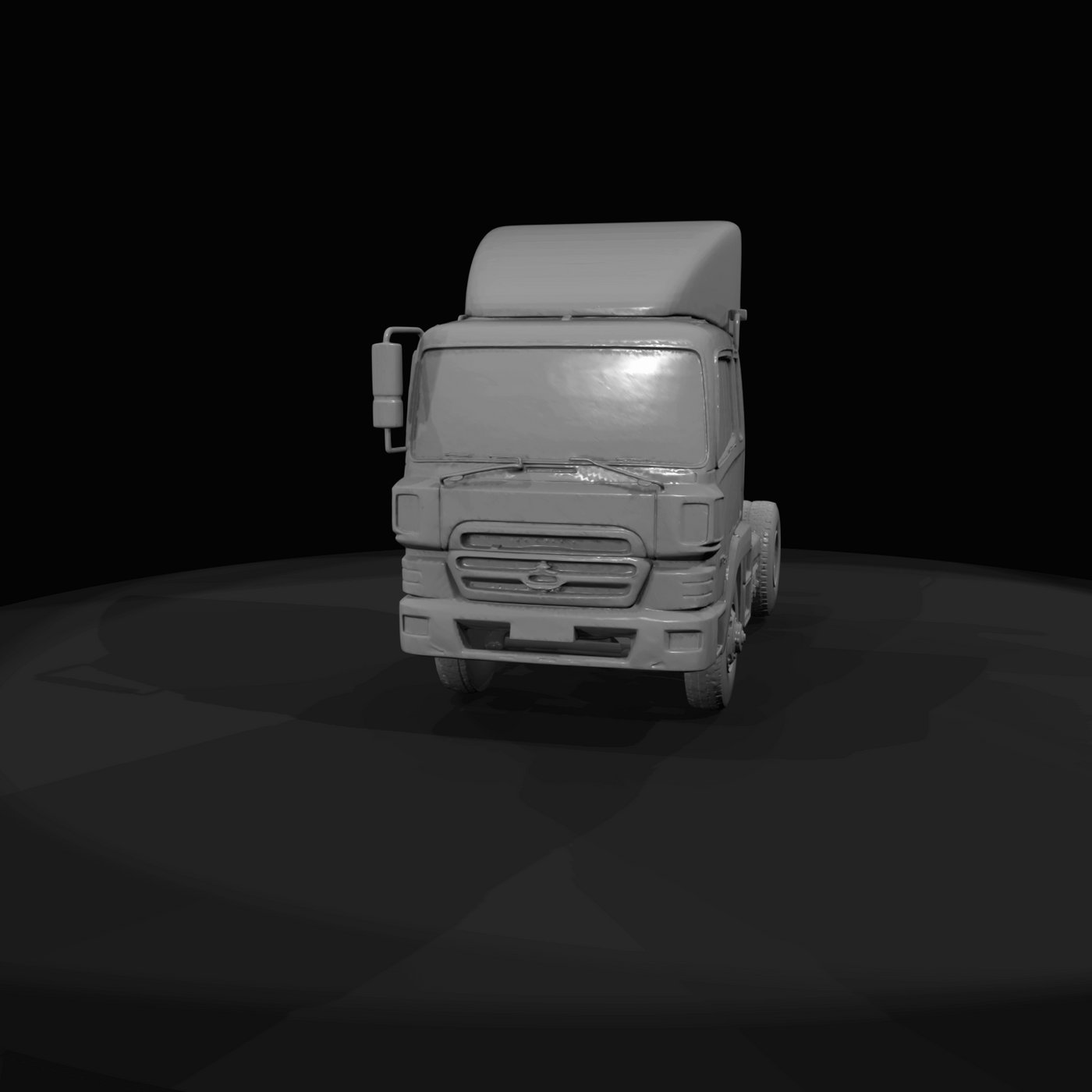 2012 Hyundai HD600L cab-over tractor truck (2010s) — Korean heavy-duty semi, daycab