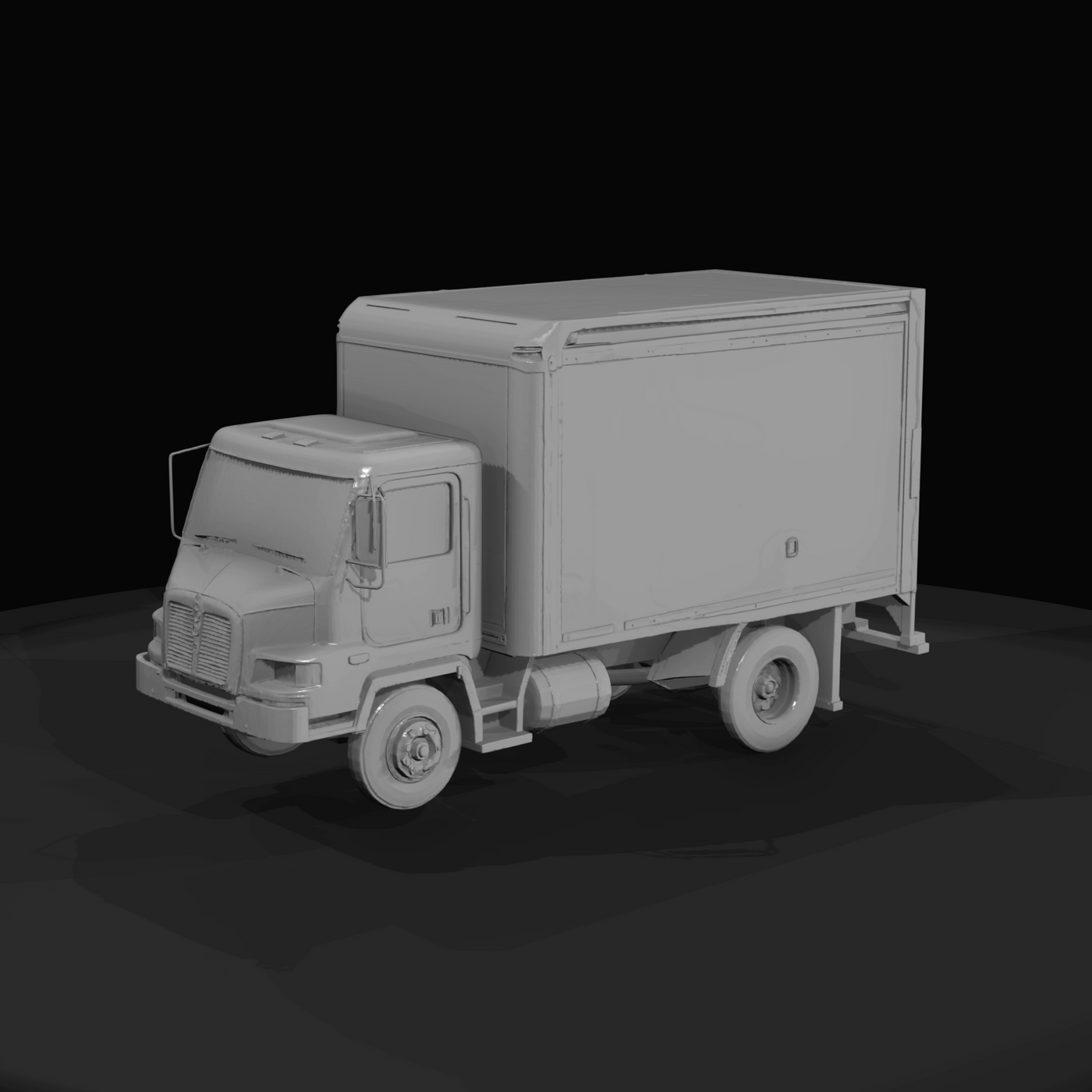 2014 Kenworth K370 medium-duty box truck (2010s) — American straight delivery, cab-over
