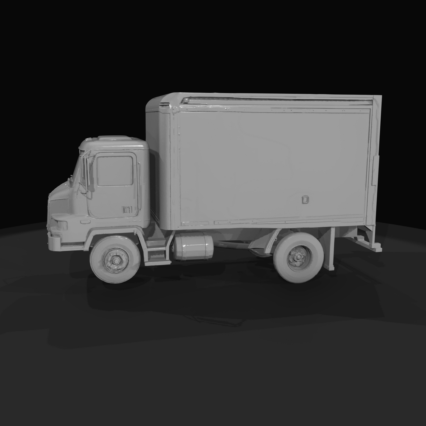 2014 Kenworth K370 medium-duty box truck (2010s) — American straight delivery, cab-over