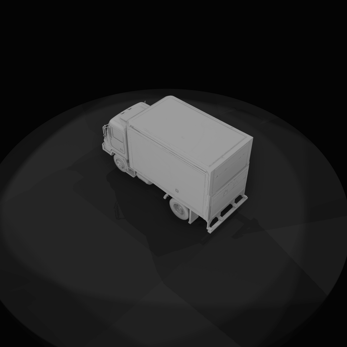 2014 Kenworth K370 medium-duty box truck (2010s) — American straight delivery, cab-over