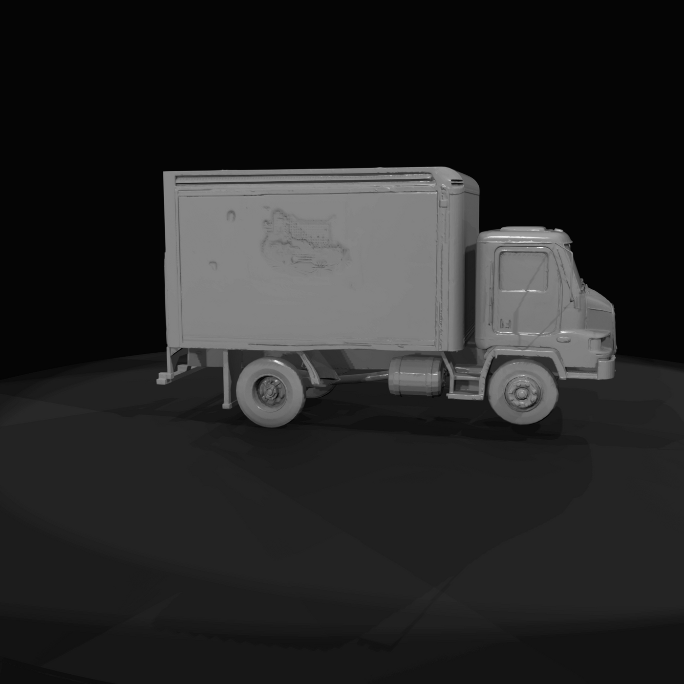 2014 Kenworth K370 medium-duty box truck (2010s) — American straight delivery, cab-over