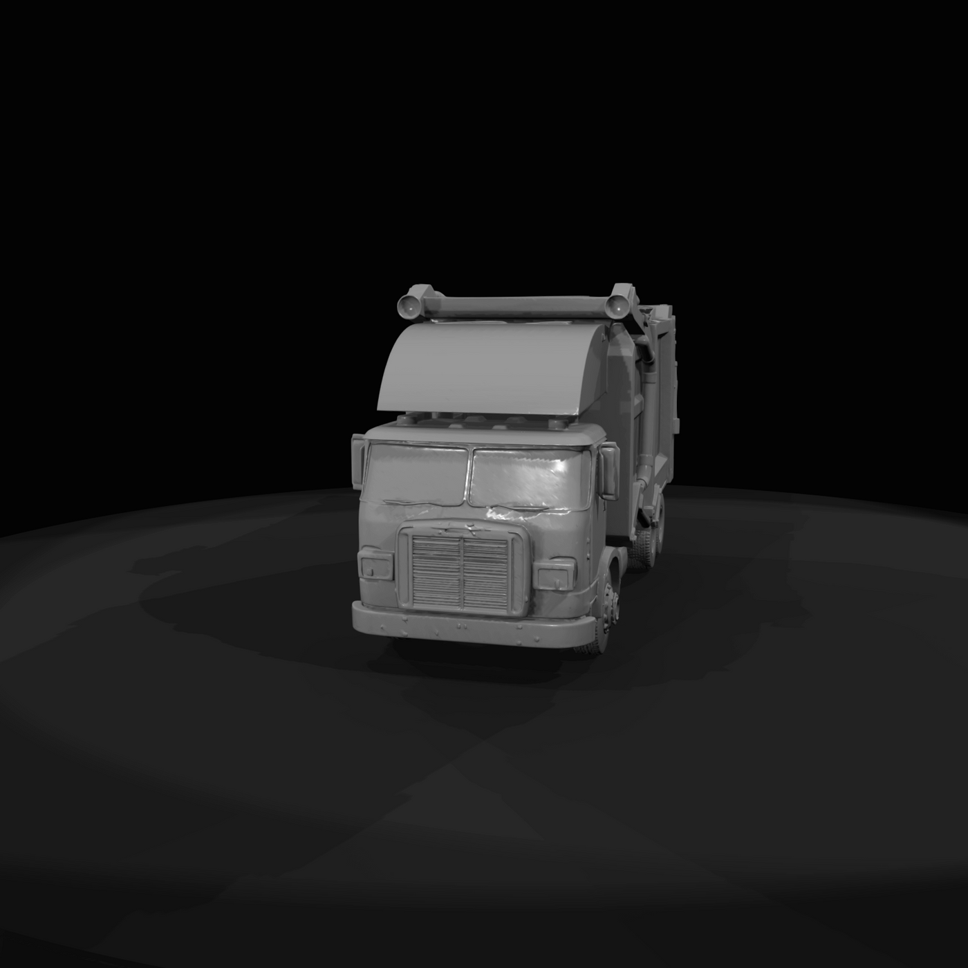 2014 Peterbilt 320 refuse–trash collection truck (2010s) — American rear-loader garbage truck