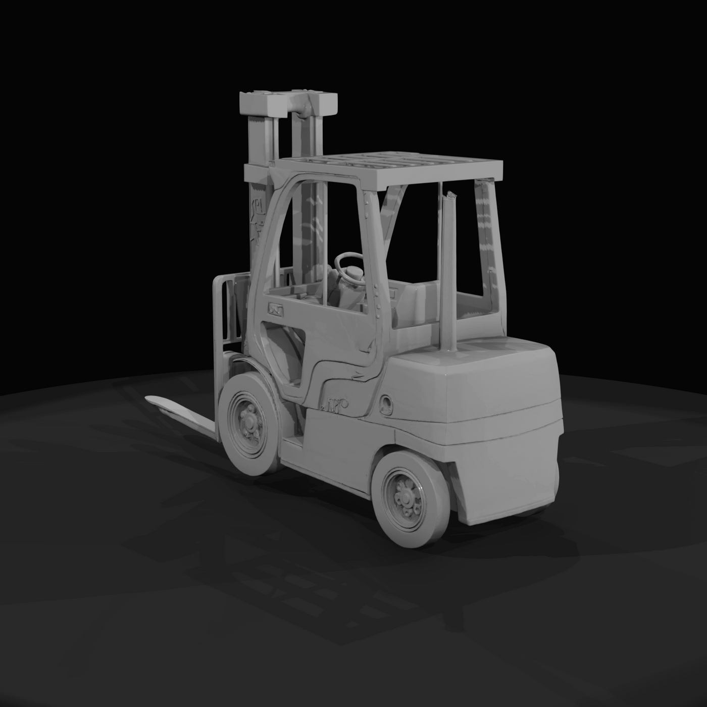 2014 Yale Gdp 35VX Forklift (2010s)