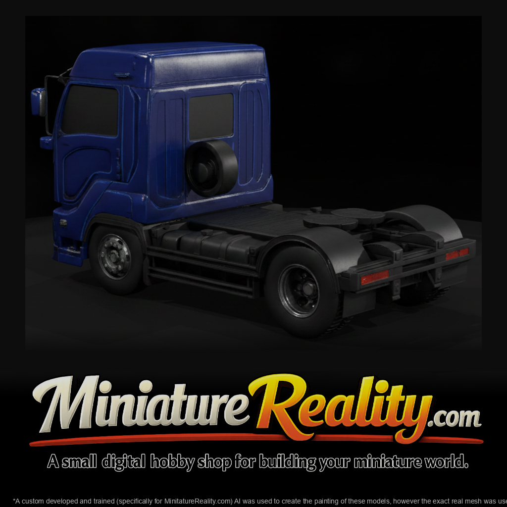 2015 Isuzu Giga Tractor Truck miniature, three-quarter view