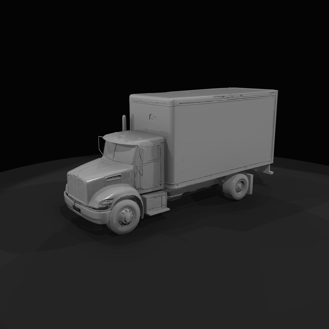 2015 Peterbilt 337 medium-duty box truck (2010s) — American straight delivery truck