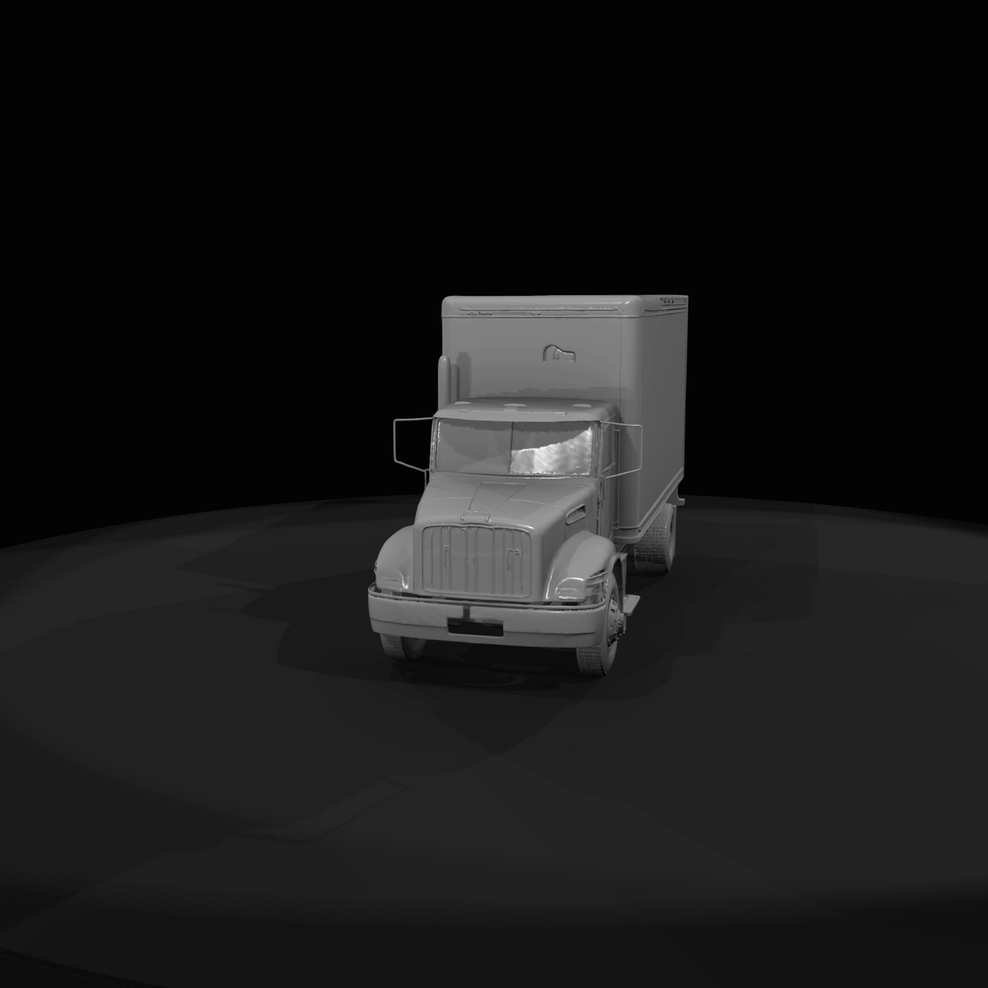 2015 Peterbilt 337 medium-duty box truck (2010s) — American straight delivery truck