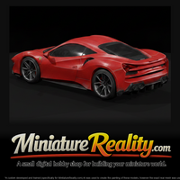 2020 Ferrari 488 Pista miniature, three-quarter view — thumbnail 2