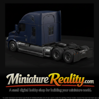 2020 Freightliner Cascadia miniature, three-quarter view — thumbnail 2