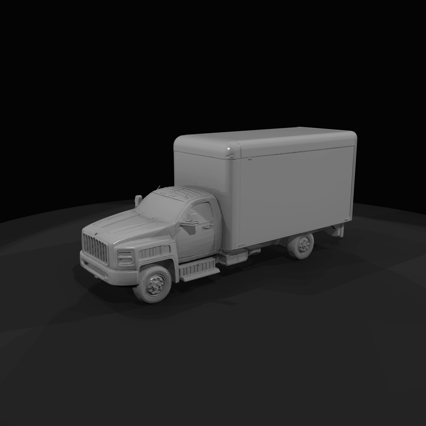 2020 International CV medium-duty box truck (2020s) — American cab-over delivery