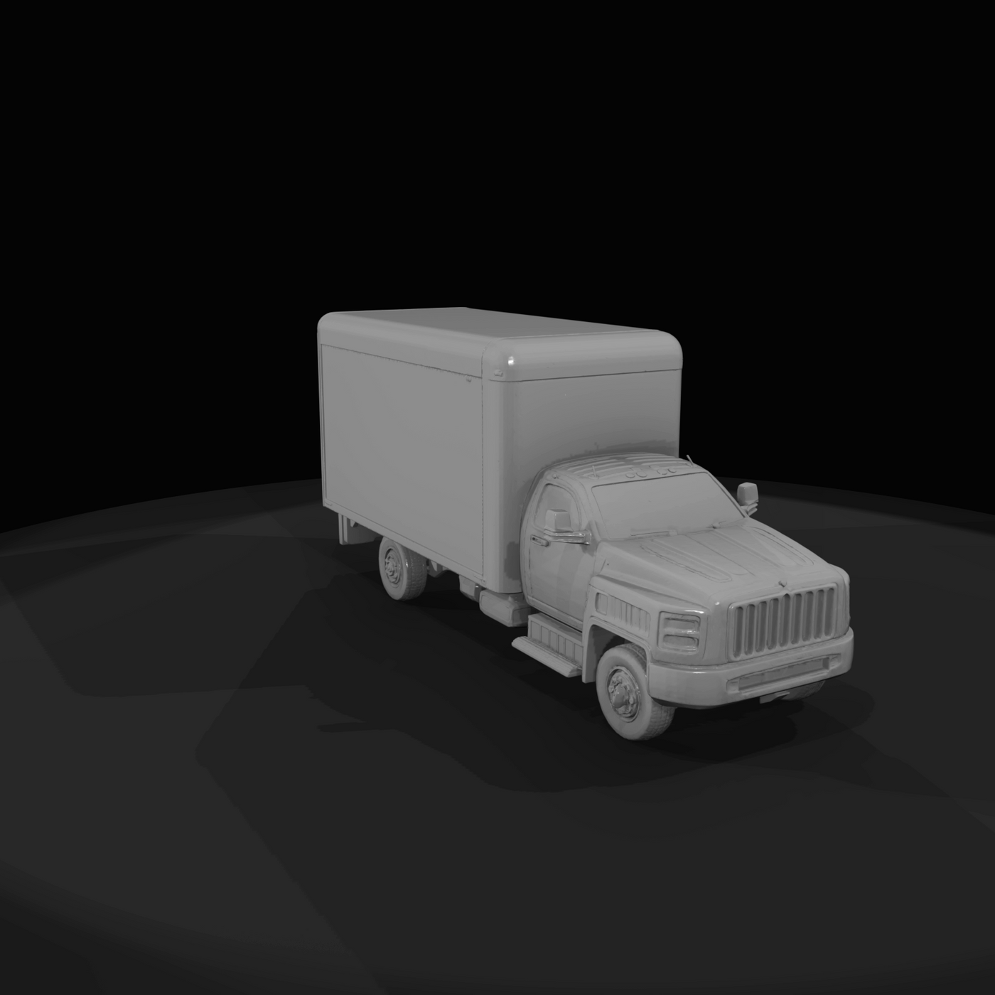 2020 International CV medium-duty box truck (2020s) — American cab-over delivery