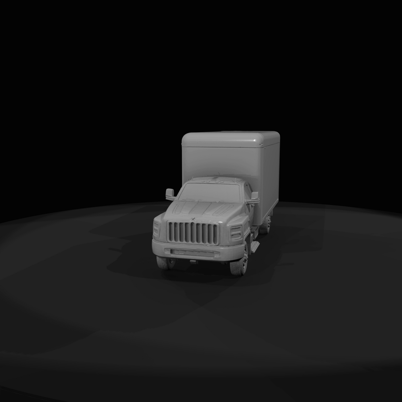 2020 International CV medium-duty box truck (2020s) — American cab-over delivery
