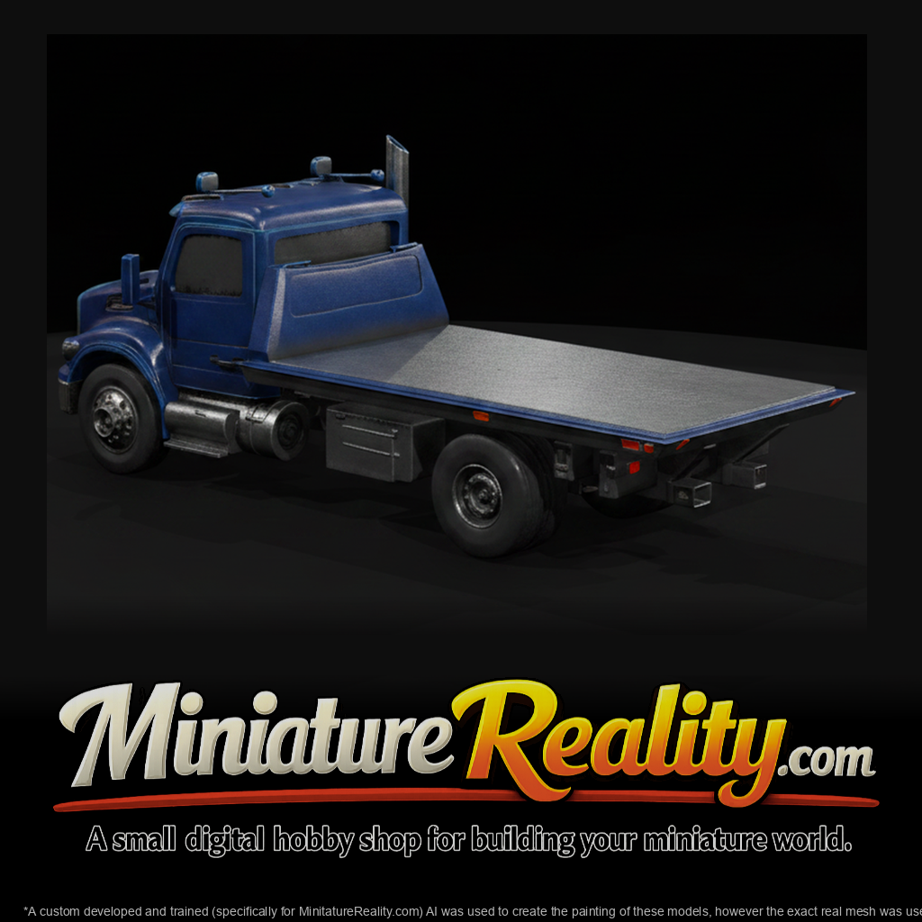 2022 Peterbilt 537 Tow Truck miniature, three-quarter view