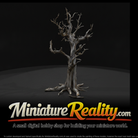 Gnarled Dead Tree miniature, three-quarter view — thumbnail 1