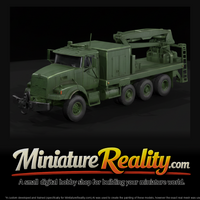 Heavy Duty Crane Truck miniature, three-quarter view — thumbnail 1
