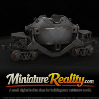 Hot Metal Torpedo Car miniature, three-quarter view — thumbnail 1