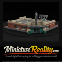 Model Art Deco Building, three-quarter view — thumbnail 1