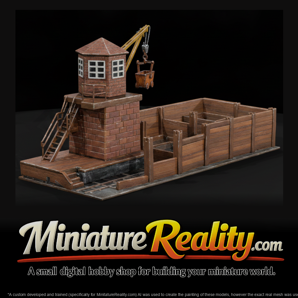 Model Material Loading Station, three-quarter view
