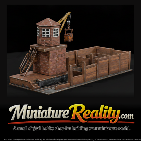 Model Material Loading Station, three-quarter view
