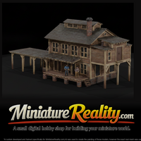 Model Railroad Freight House, three-quarter view — thumbnail 1