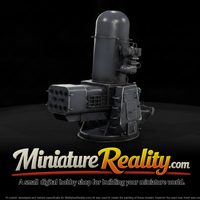 Naval Missile Defense System miniature, three-quarter view — thumbnail 1